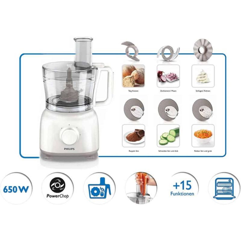 Chức năng máy xay đa năng Philips HR7627 Chức năng máy xay đa năng Philips HR7627