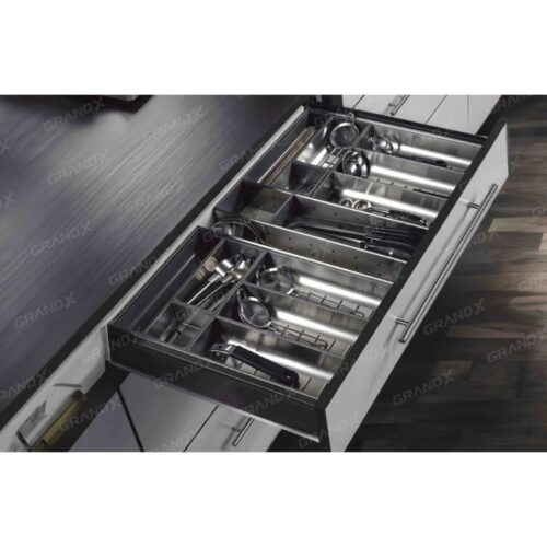 Khay chia thìa nĩa đa năng SUS304 cao cấp Grandx XT.S535 3 Ảnh khay chia thìa nĩa đa năng SUS304 cao cấp Grandx XT.S535