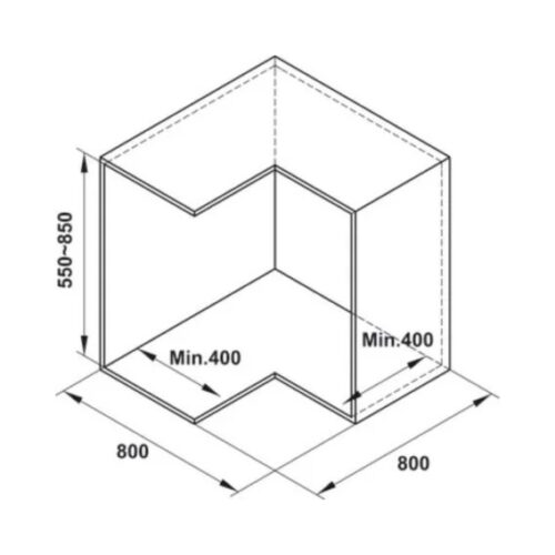bo ro goc xoay 270 do mezzo hafele 548 37 210 ma chrome