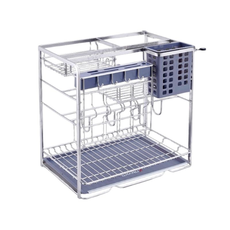 Giá đựng chai lọ gia vị dao thớt nan dẹt GrandX XK.25S Giá đựng chai lọ gia vị dao thớt nan dẹt GrandX XK.25S