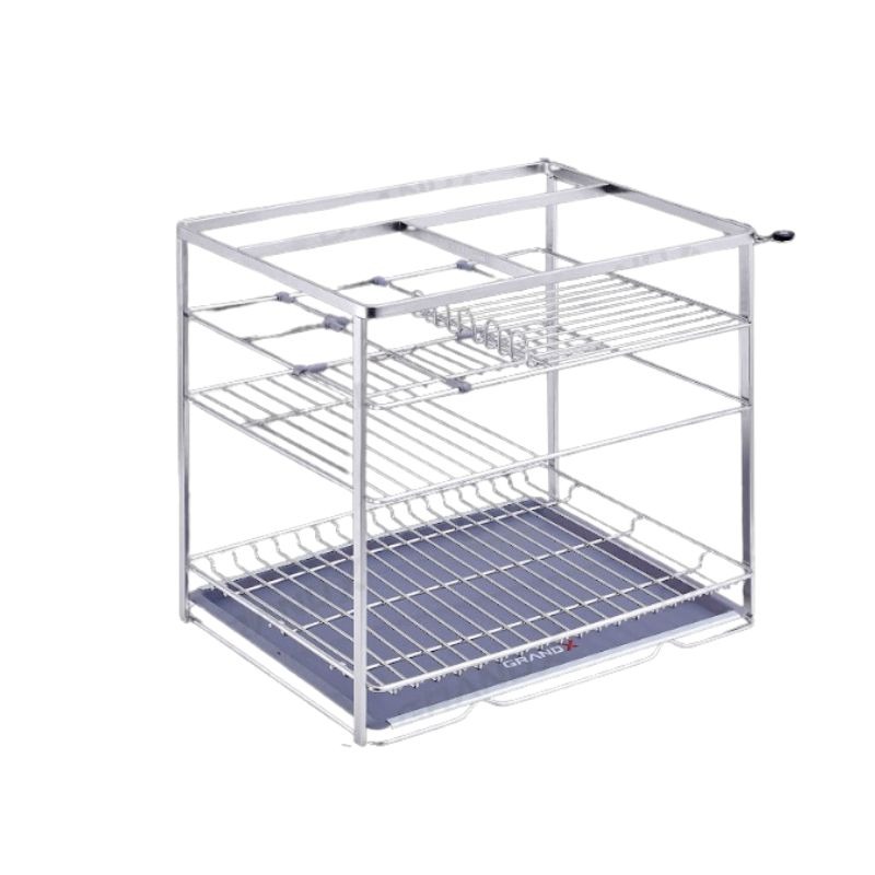 Giá đựng chai lọ gia vị nan dẹt GrandX XS.40S2 Giá đựng chai lọ gia vị nan dẹt GrandX XS.40S2