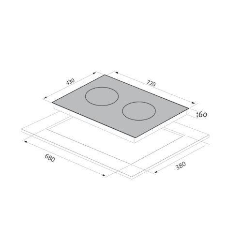 kich thuoc bep tu doi tomate gh duo‐s2i serie 8 lap am