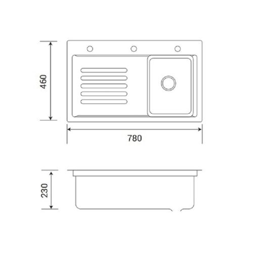 kich thuoc chau rua bat henry hr c7846ih black