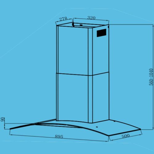 kich thuoc may hut mui kinh cong tomate tom 3150‐90