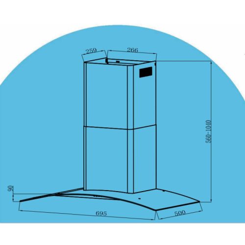 kich thuoc may hut mui tomate tom 3159b 70