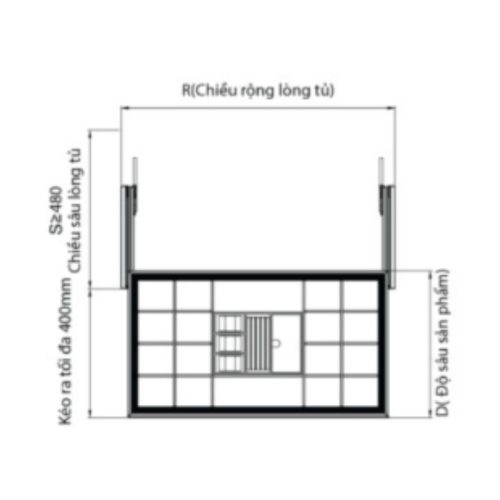 Ngăn kéo đồ trang sức bọc da cao cấp GrandX XM.80C 3 Kích thước ngăn kéo đồ trang sức bọc da cao cấp GrandX XM.80C
