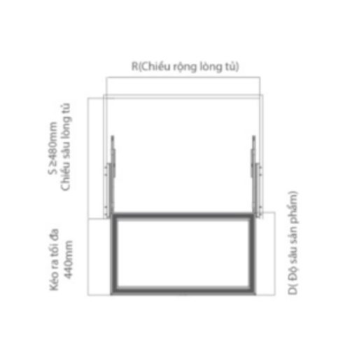 Ngăn kéo đựng quần áo bọc da cao cấp GrandX XM.80A 3 Kích thước ngăn kéo đựng quần áo bọc da cao cấp GrandX XM.80A