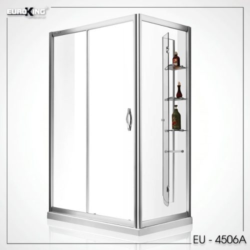 Phòng tắm vách kính Euroking EU-4506A 800mm 3 anh phong tam vach kinh euroking eu 4506a 800mm