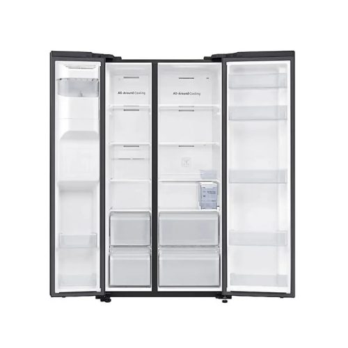 anh tu lanh 2 canh side by side inverter 635 lit samsung rs64r53012c sv