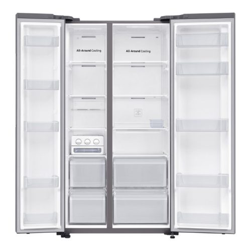 anh tu lanh 2 canh side by side inverter 680 lit samsung rs62r5001m9 sv