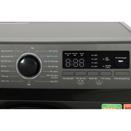 bang dieu khien may giat casper inverter 8 kg wf 8vg1 cua truoc