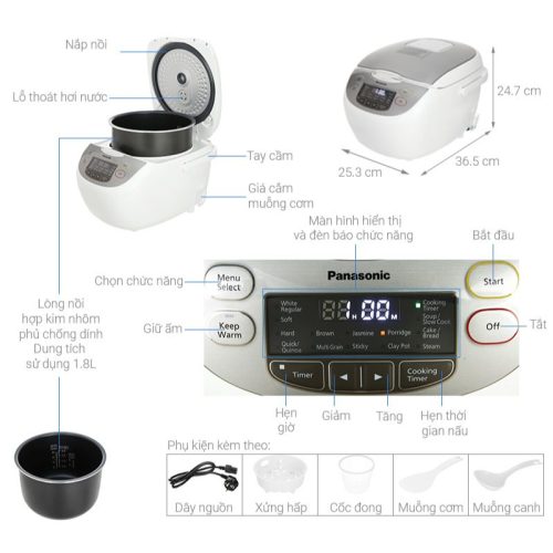 chi tiet noi com dien tu panasonic sr cx188sram