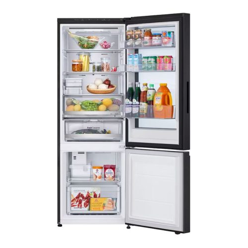 hinh anh tu lanh 2 canh inverter 340 lit lg lbb33blmai