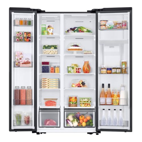 hinh anh tu lanh 2 canh side by side inverter 578 lit samsung rs57dg410eb4sv