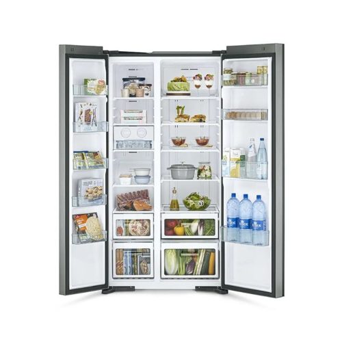 hinh anh tu lanh 2 canh side by side inverter 595 lit hitachi r s800pgv0 gbk