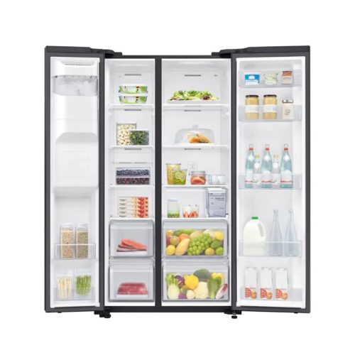 hinh anh tu lanh 2 canh side by side inverter 635 lit samsung rs64r53012c sv