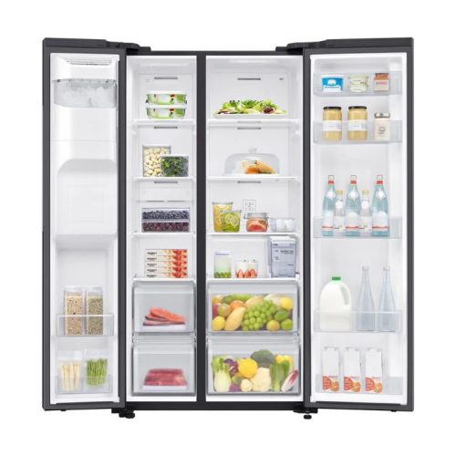 hinh anh tu lanh 2 canh side by side inverter 635 lit samsung rs64r5301b4