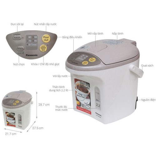 Bình thủy điện Panasonic NC-EG2200CSY 2.2 lít 4 kich thuoc binh thuy dien panasonic nc eg2200csy 2 2 lit