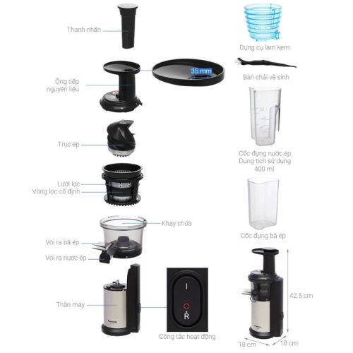 kich thuoc may ep cham panasonic mj l500sra