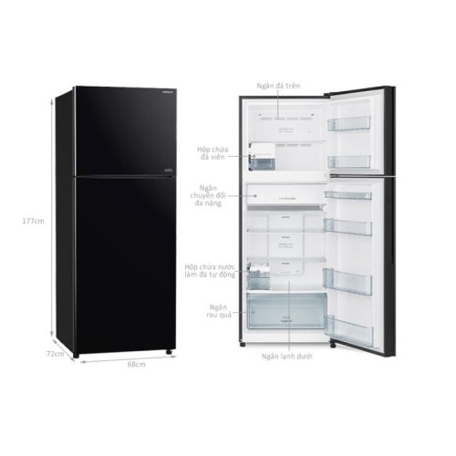 kich thuoc tu lanh 2 canh inverter 390 lit hitachi r fvy510pgv0 gbk