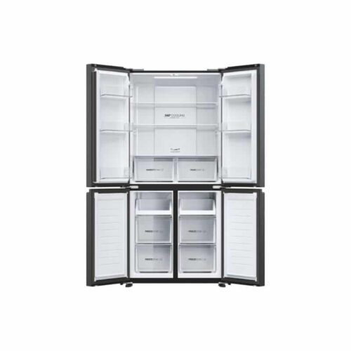 Tủ lạnh 4 cánh Multi Doors Inverter 469 lít Aqua AQR-M532XA(CBC) 5 canh tu lanh aqua aqr m532xacbc