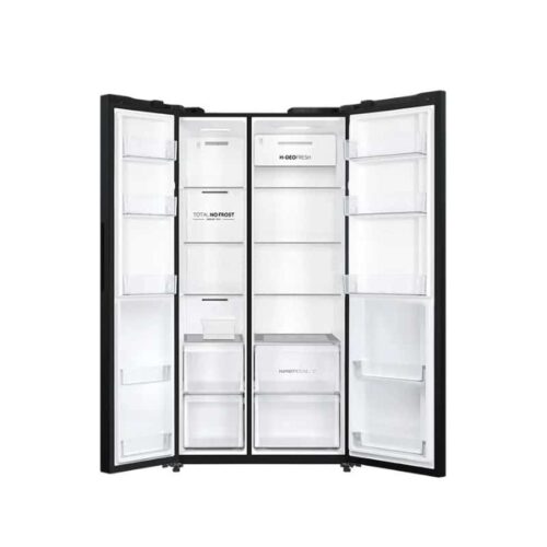 Tủ lạnh 2 cánh Side by side Inverter 646 lít Aqua AQR-S682XA(BL) 5 canh tu lanh aqua aqr s682xabl