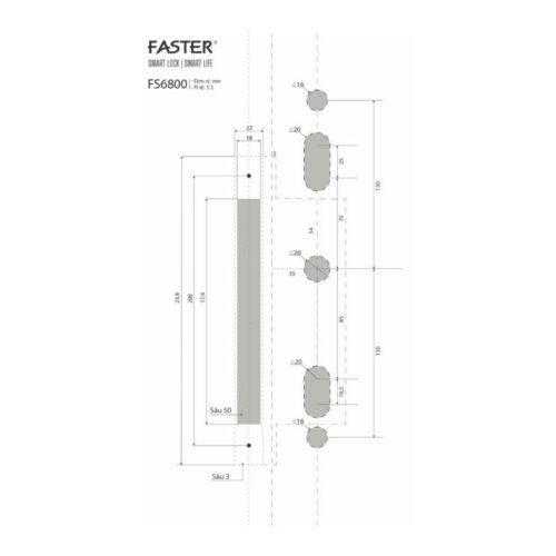 kich thuoc khoa thong minh faster fs6600app bl