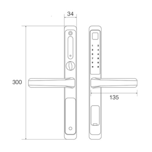 kich thuoc khoa thong minh faster fs6800app bl