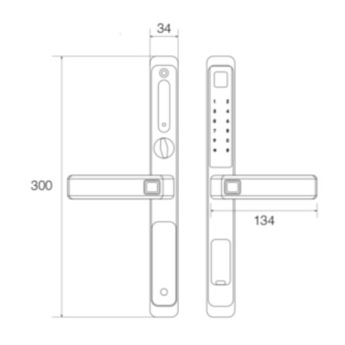 kich thuoc khoa thong minh faster fs6900 grey
