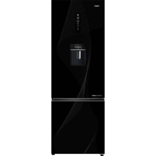 Tủ lạnh 2 cánh ngăn đá dưới Inverter 320 lít Aqua AQR-B380MA(WGP)U1