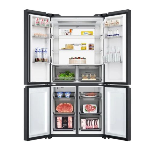 anh tu lanh 4 canh multi doors inverter 660 lit aqua aqr m727xagsu1