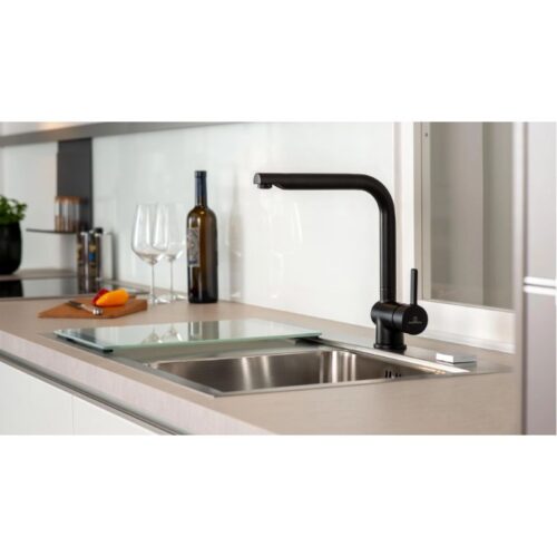 Vòi rửa bát Wasserwerk WK 4 Black 700406 màu đen 4 anh voi rua bat wasserwerk wk 4 black 700406 mau den