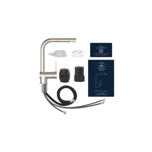 Vòi rửa bát Wasserwerk WK 4 Stainless steel look 700415 4 chi tiet voi rua bat wasserwerk wk 4 stainless steel look 700415