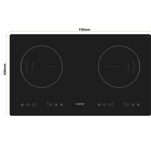 Bếp từ kết hợp hồng ngoại Faster FS 288 HI 4 Kích thước bếp từ kết hợp hồng ngoại Faster FS 288 HI