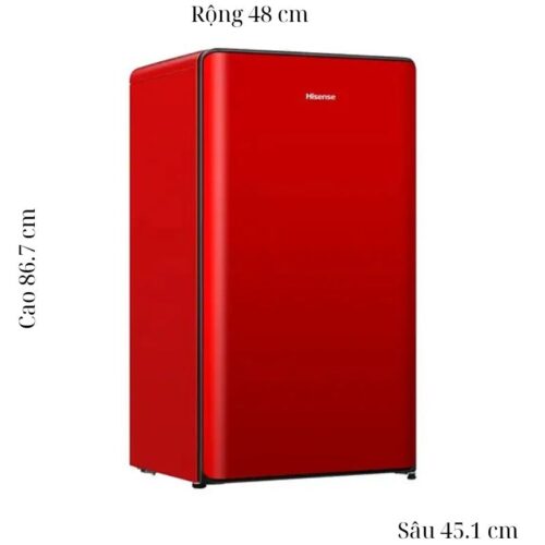kich thuoc tu lanh 1 canh mini 82 lit hisense hr08dr