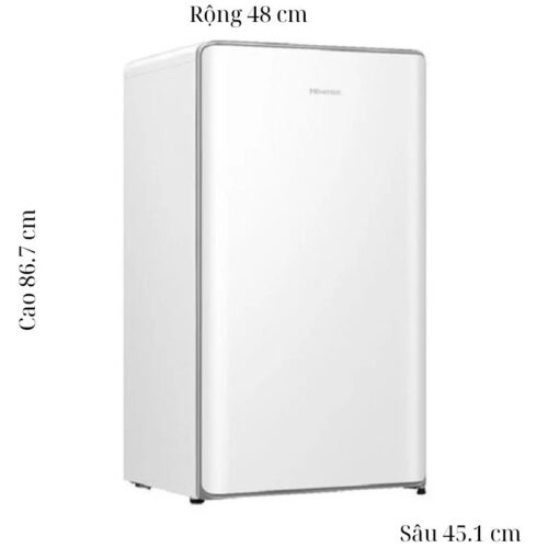 kich thuoc tu lanh 1 canh mini 82 lit hisense hr08dw