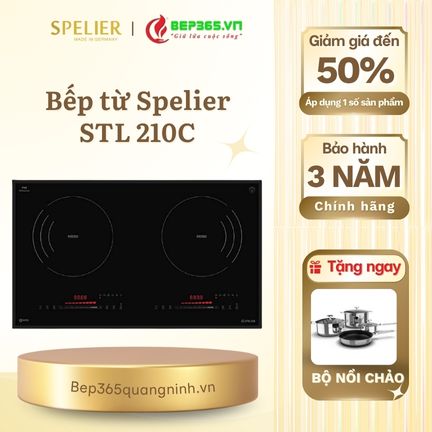 Bếp từ đôi Spelier STL 210C lắp âm