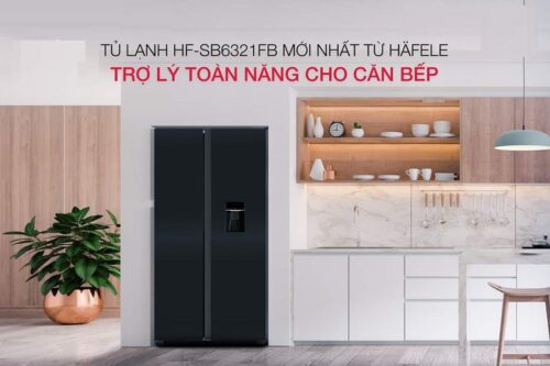 Ảnh tủ lạnh side by side Hafele HF-SB5321FB 534.14.021