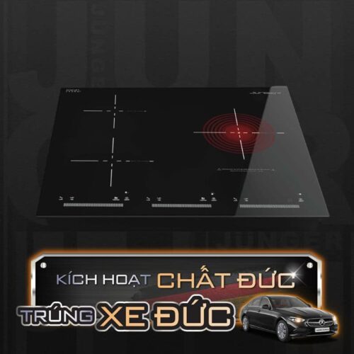 Bếp từ kết hợp hồng ngoại Junger 3 vùng nấu CEJ-300-IIF lắp âm