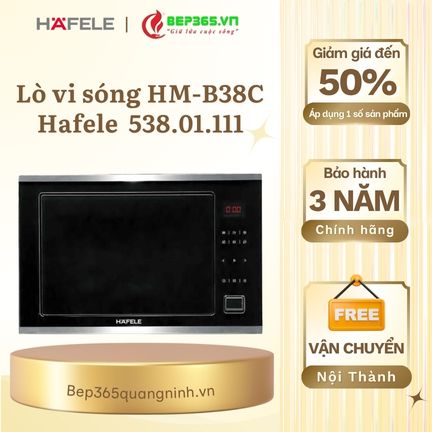 Lò vi sóng kết hợp nướng âm tủ Hafele HM-B38C 538.01.111