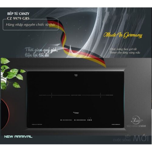 Bếp từ đôi Canzy CZ 9979GRS lắp âm 3 Hinh anh bep tu doi canzy cz 9979 grs lap am
