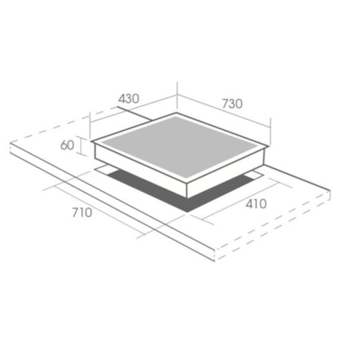 Bếp từ đôi Canzy CZ 9979GRH lắp âm 3 Kich thuoc lap dat bep tu doi canzy cz 9979grh lap am