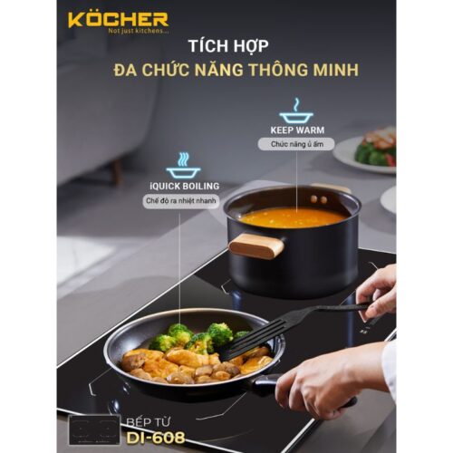 Bếp từ 2 vùng nấu Kocher DI-608 5 anh bep tu 2 vung nau kocher di 608