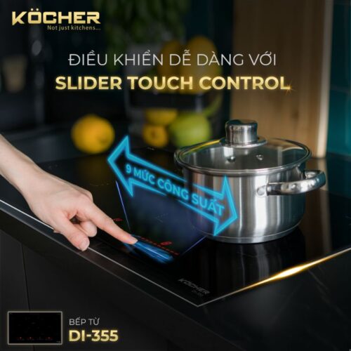 bang dieu khien bep tu 3 vung nau kocher di 355