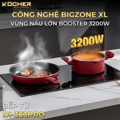 cong nghe bep tu 2 vung nau kocher di 333pro