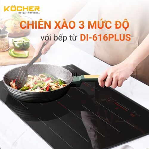 cong nghe bep tu 2 vung nau kocher di 616plus