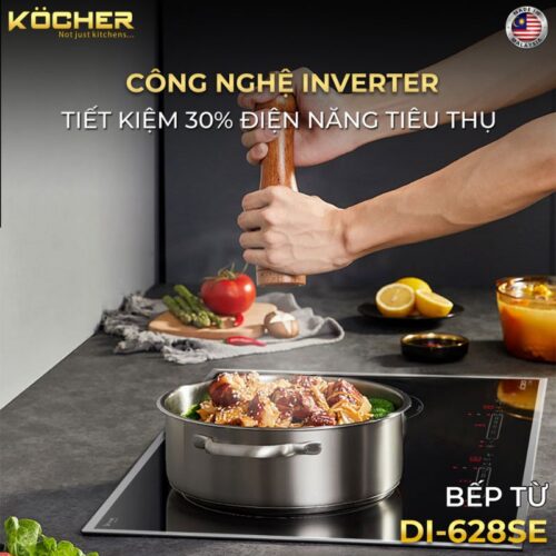 Bếp từ 2 vùng nấu Kocher DI-628SE 4 cong nghe bep tu 2 vung nau kocher di 628se