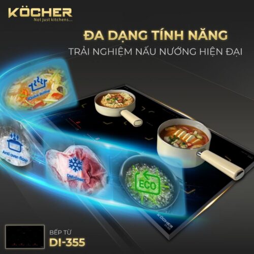 cong nghe bep tu 3 vung nau kocher di 355