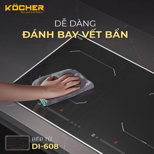 Bếp từ 2 vùng nấu Kocher DI-608 6 hinh anh bep tu 2 vung nau kocher di 608