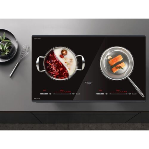 Bếp từ đôi Canzy CZ-56R lắp âm 3 hinh anh thuc te bep tu canzy cz 56r